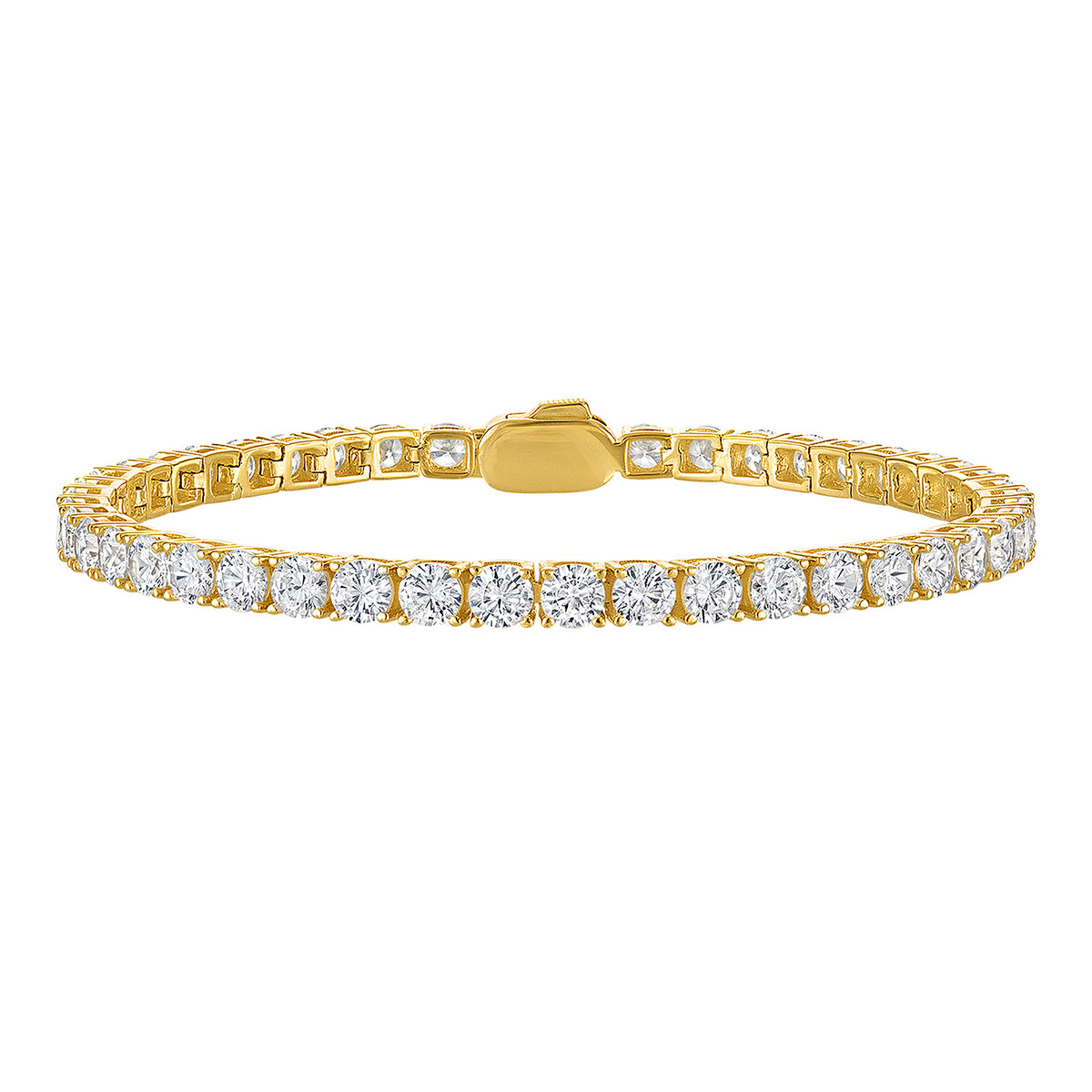 Classic Tennis Bracelet, Gold