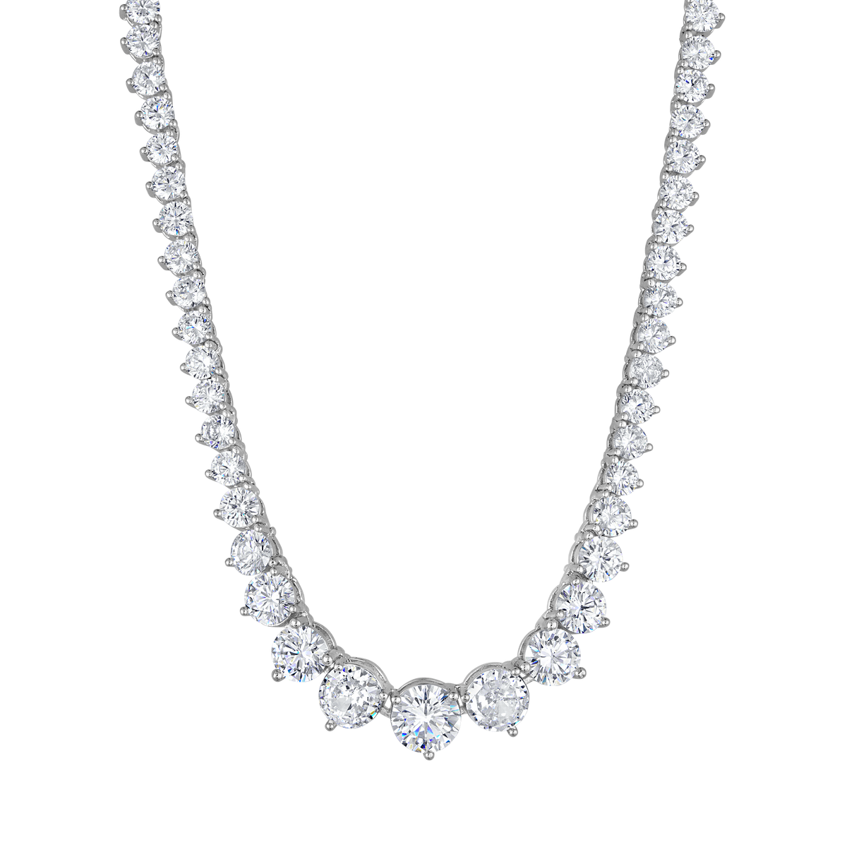 Graduated Tennis Necklace