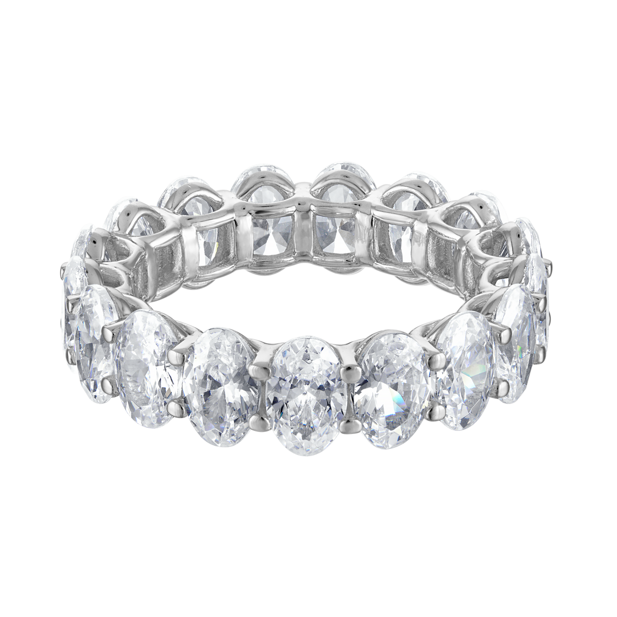 Oval Eternity Band