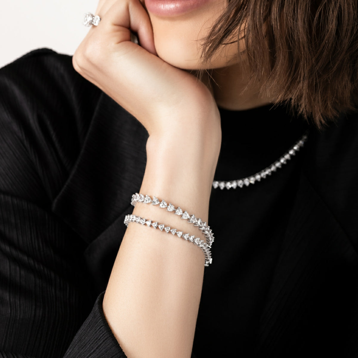 Cushion Tennis Bracelet