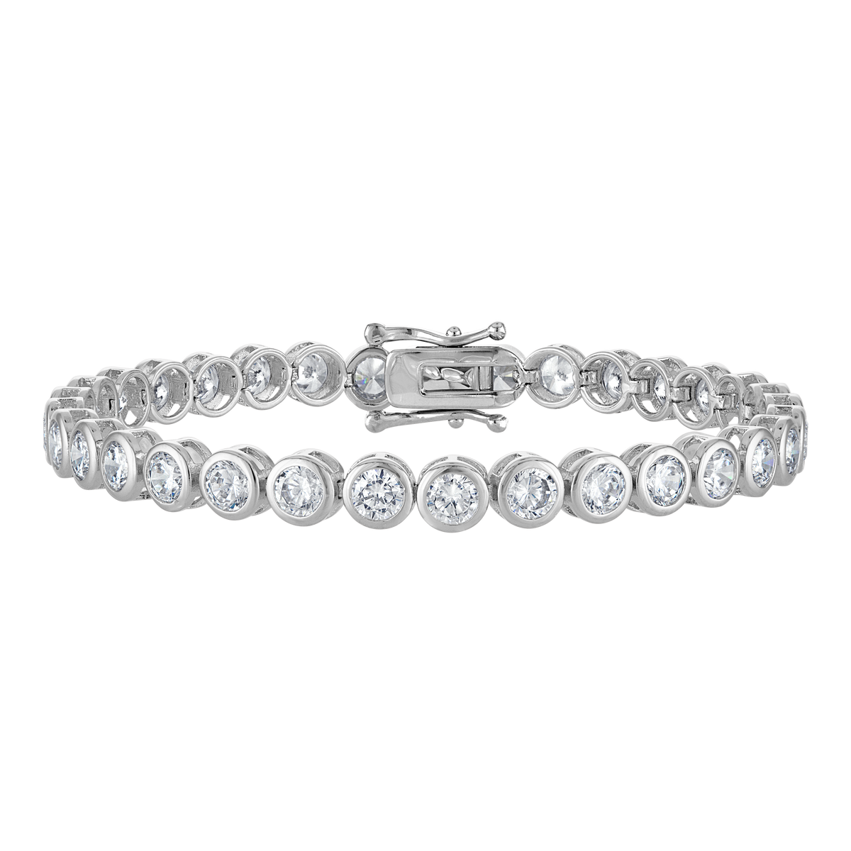 Bezel Tennis Bracelet
