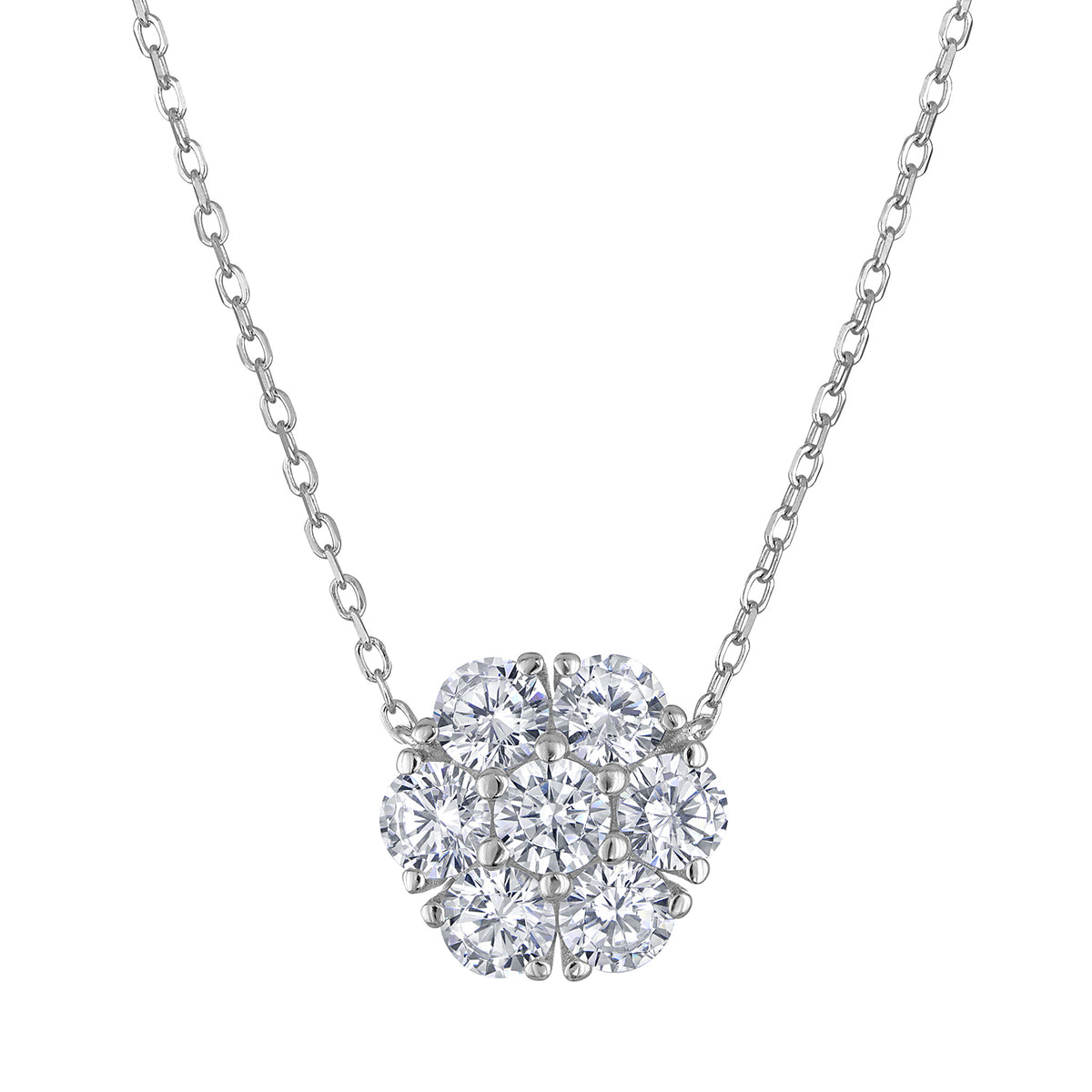 Flower Cluster Necklace