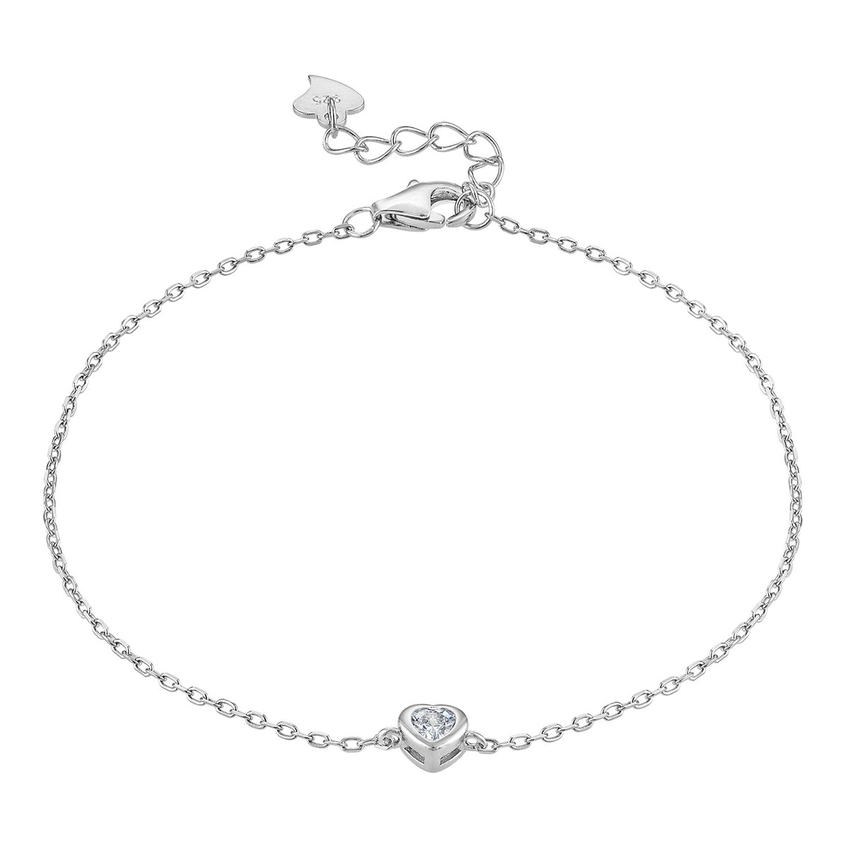 Bezel Charm Bracelet