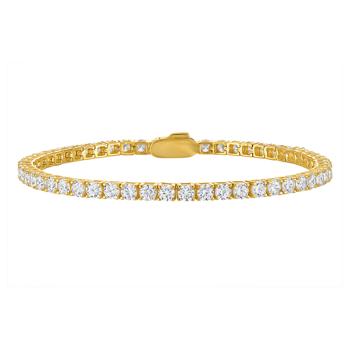 Classic Tennis Bracelet, Gold