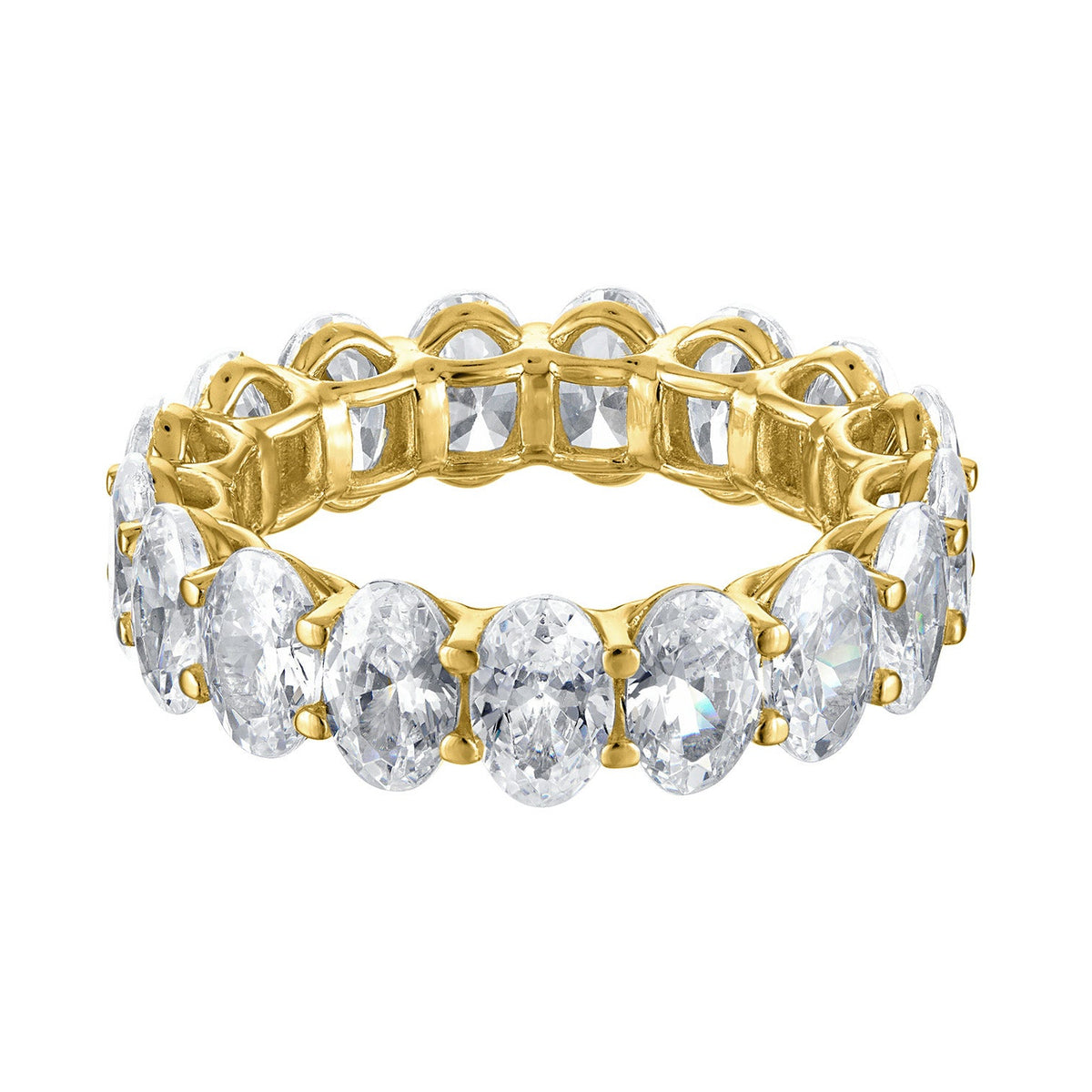 Oval Eternity Band