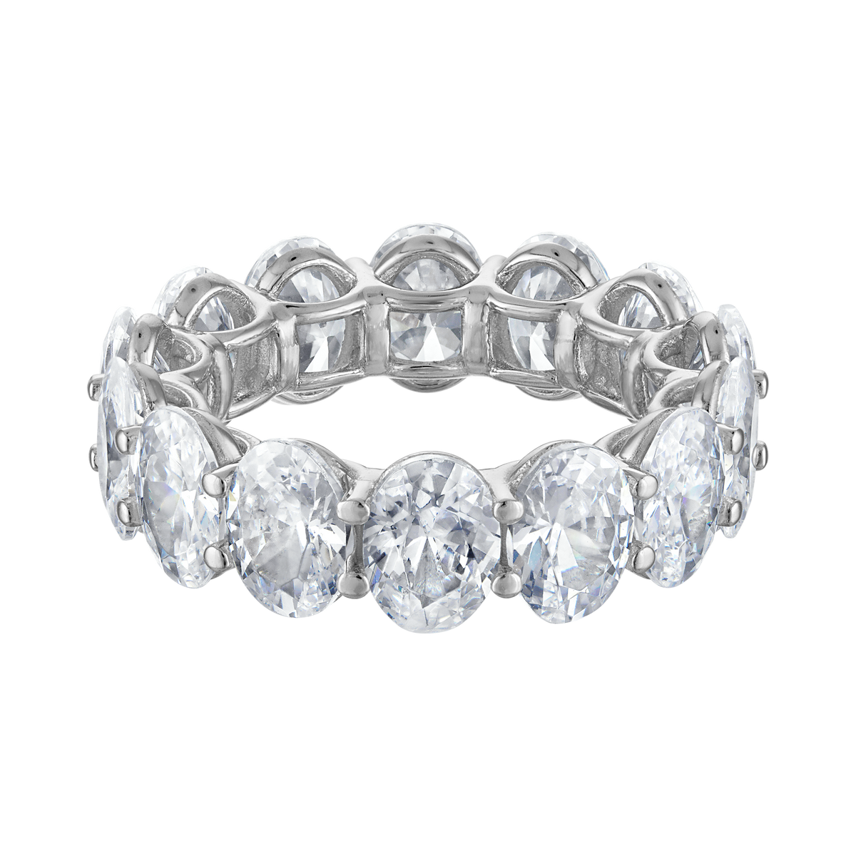 Oval Eternity Band